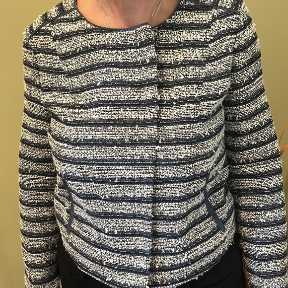 Striped Tweed Jacket - Picture 4 of 6